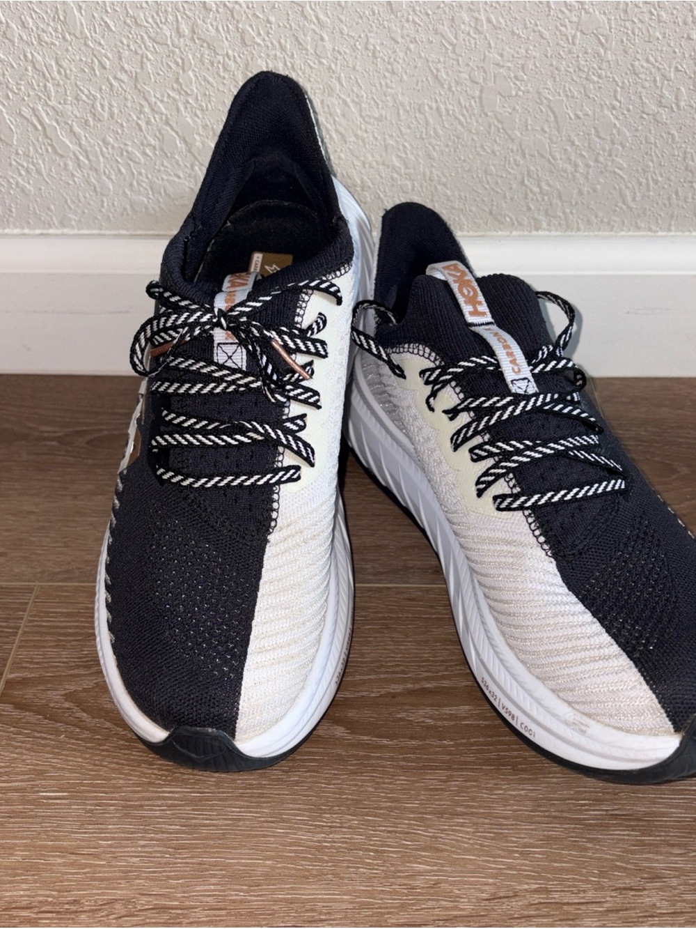 Hoka Carbon X 3 Black/White Racing Running Shoes